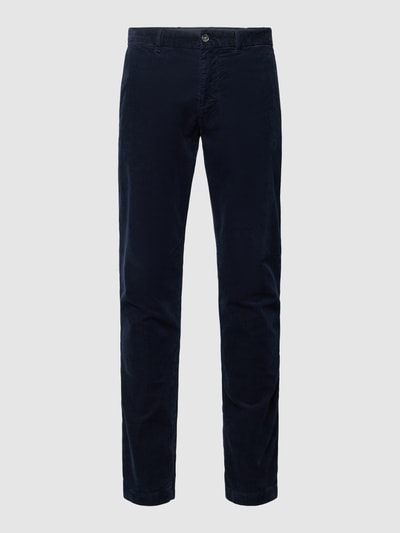 Tommy Hilfiger Chino z imitacji sztruksu model ‘BLEECKER’ Granatowy 2