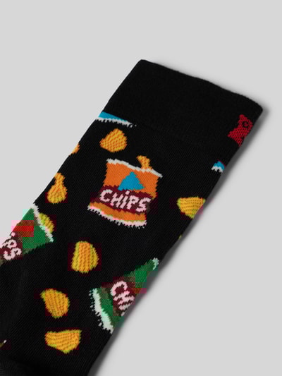 Happy Socks Sokken met ribboord Zwart - 2