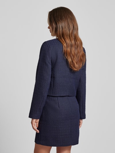 B.Young Blazer in bouclélook, model 'Epia' Marineblauw - 5