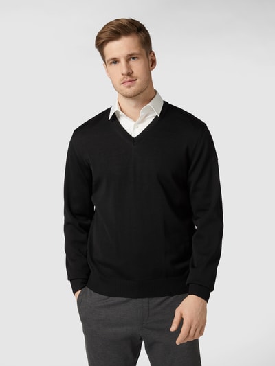 MAERZ Muenchen Pullover aus Schurwolle  Black 4