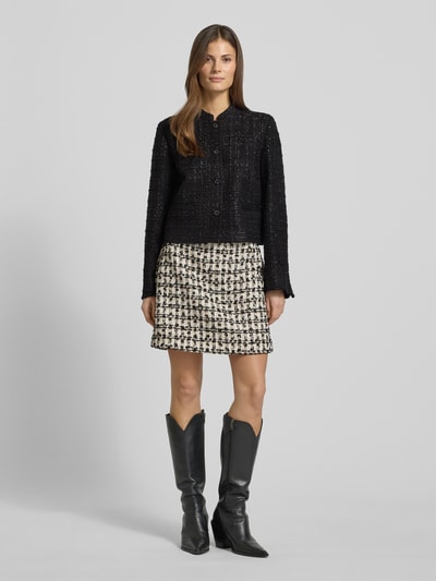 JOOP! Regular Fit Blazer in Bouclé-Optik Modell 'Jacy' Black 1