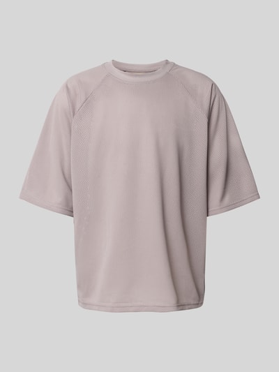 WOODBIRD T-Shirt im semitransparenten Design Modell 'Blake' Flieder 2