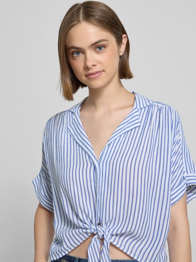 Only Regular fit overhemdblouse van pure viscose, model 'PAULA LIFE' Lichtblauw - 3