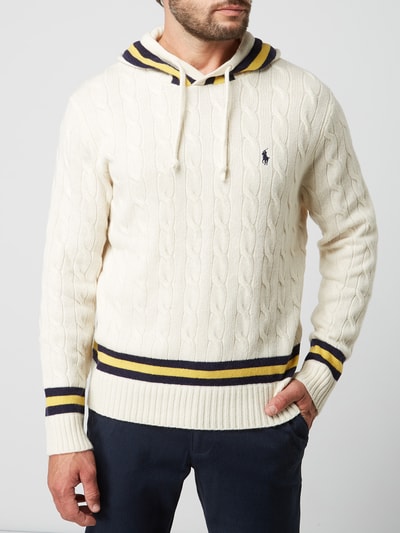 Polo Ralph Lauren Pullover van een mix van wol en kasjmier Offwhite - 4