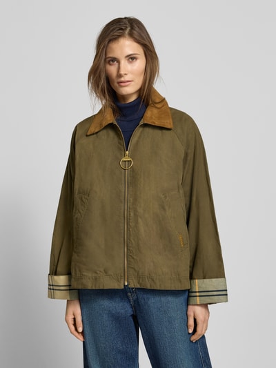 Barbour Blouson van zuiver katoen model 'CAITLIN' Olijfgroen - 4