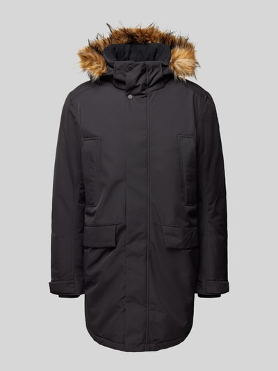 Icepeak Parka met imitatiebont, model 'ALAMOS' Zwart - 2