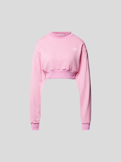 Livincool Sweatshirt im cropped Design Pink 2