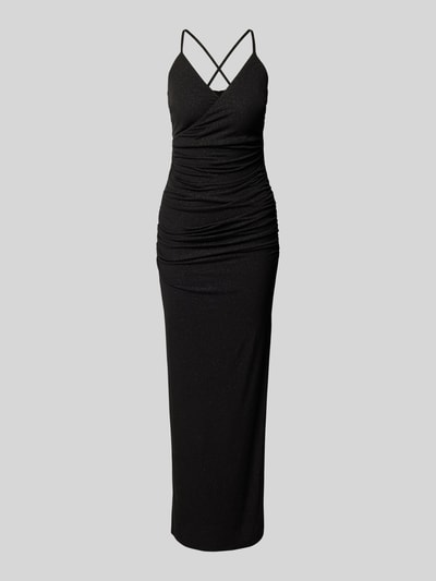 Jake*s Cocktail Abendkleid in Wickel-Optik Black 2