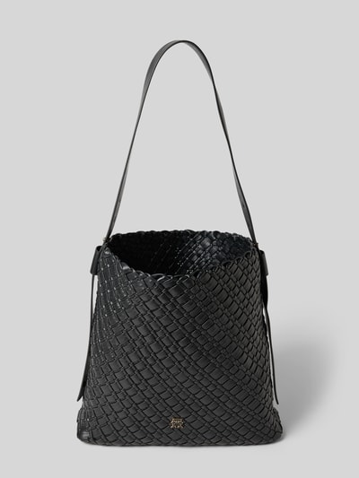Tommy Hilfiger Shopper met grof geweven motief Zwart - 2