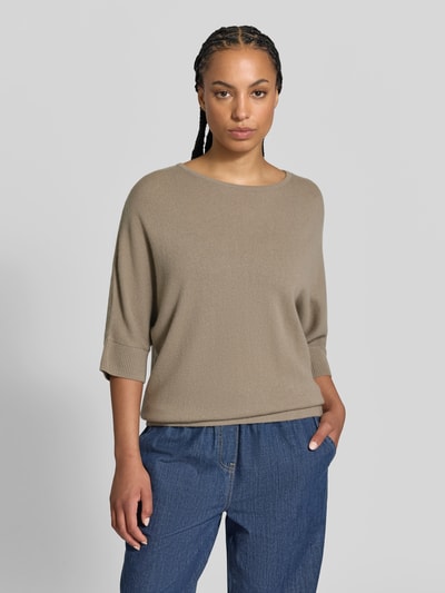 Juvia Sweatshirt met kasjmier Beige - 4
