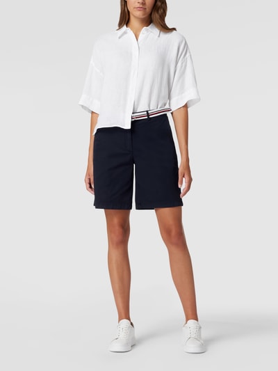 Tommy Hilfiger Bermudas mit Stoffgürtel Marine 1