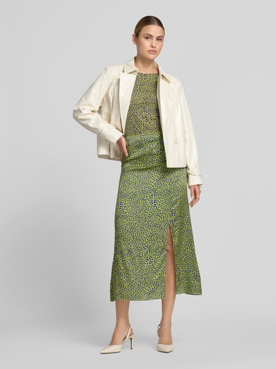Marc Cain Longsleeve im Allover-Look mit Rundhalsausschnitt Apfel 1