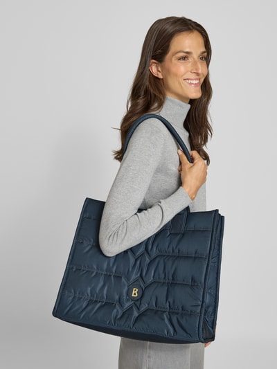 BOGNER Shopper mit Steppnähten Modell 'wallis tessuto maylin' Marine 1