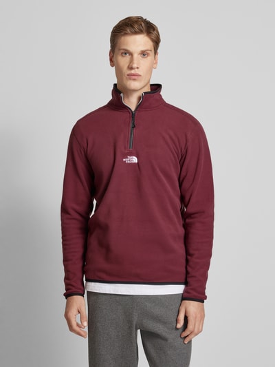 The North Face Fleecepullover met schipperskraag, model 'GLACIER' Prune - 4