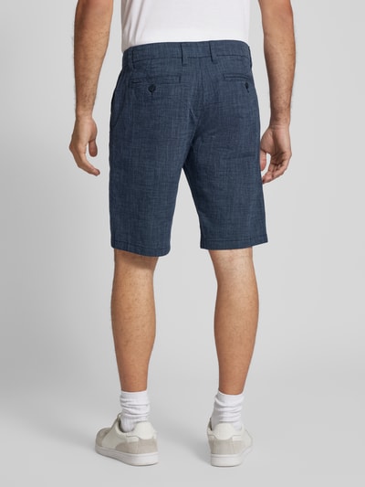 s.Oliver BLACK LABEL Regular Fit Bermudas mit Webmuster Marine 5