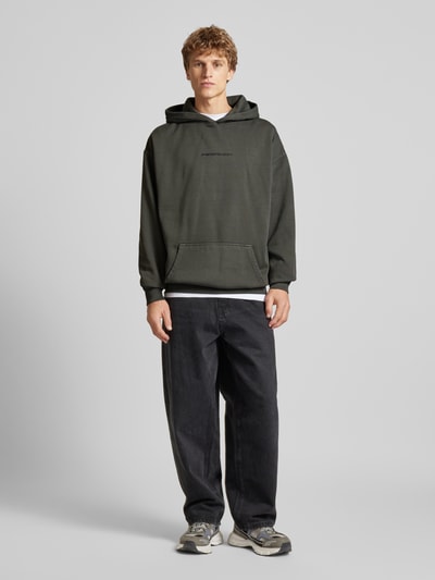 Pegador Oversized hoodie met capuchon, model 'DUBOSE' Antraciet - 1