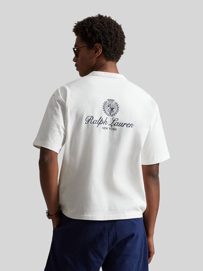 Polo Ralph Lauren Regular Fit T-Shirt aus reiner Baumwolle Weiss 5