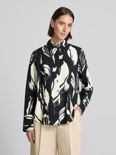 Someday Bluzka koszulowa o kroju regular fit z mankietami model ‘Zerlian’ Czarny 4