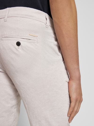 Jack & Jones Tapered fit chino met steekzakken, model 'STACE' Offwhite gemêleerd - 3