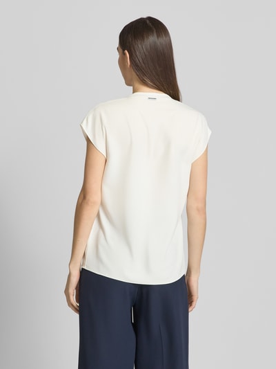 Calvin Klein Womenswear Regular Fit Blusenshirt mit V-Ausschnitt Modell 'GEORGETTE' Weiss 5