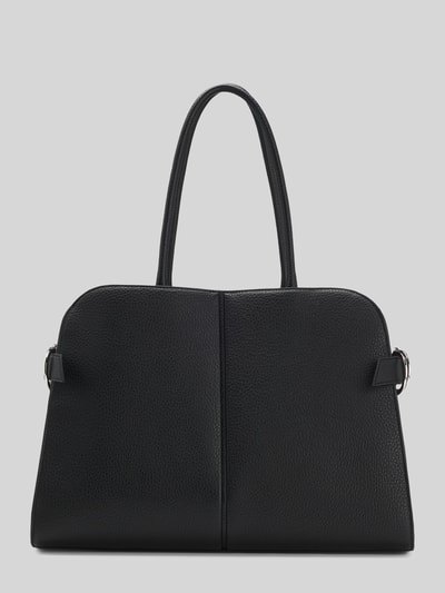 BOSS Shopper aus echtem Leder mit Logo-Prägung Modell 'CLARICE TOTE' Black 4