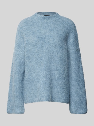 Pieces Loose fit gebreide pullover met scheerwol, model 'AMALA' Bleu - 2