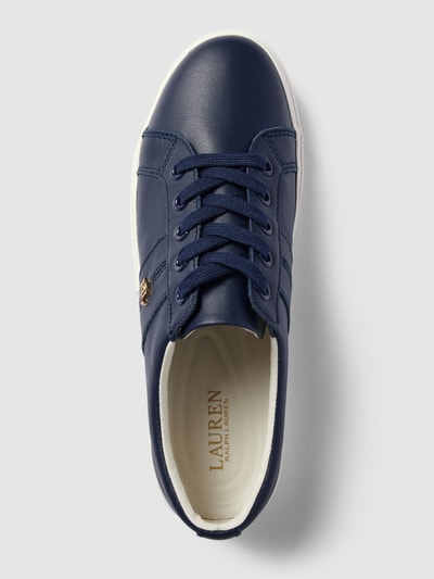 Lauren Ralph Lauren Sneaker aus Leder mit Label-Applikation Marine 3