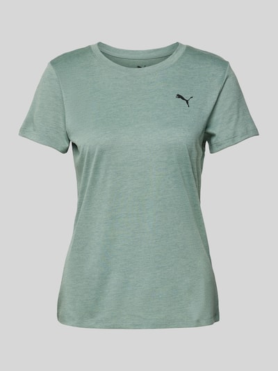 PUMA PERFORMANCE T-Shirt mit Label-Print Modell 'Heather' Schilf 1