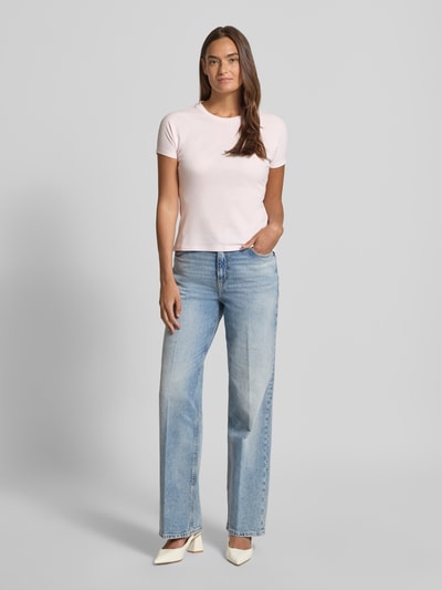 BOSS Regular Fit T-Shirt aus reiner Baumwolle Modell 'ECRICI' Rose 1
