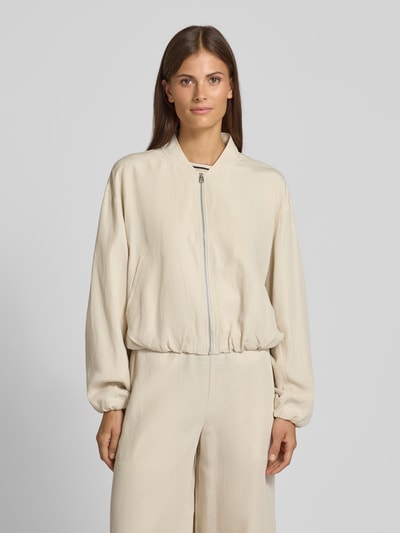 Marc O'Polo Regular Fit Blouson aus Lyocell-Leinen-Mix Sand 4