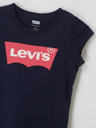 Levi’s® Kids T-shirt z logo Granatowy 2