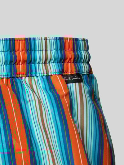 PAUL SMITH Badehose mit seitlichen Eingrifftaschen Modell 'LINEA' Blau 2