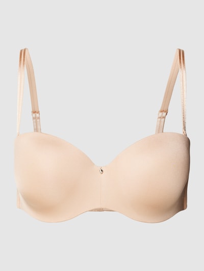 LASCANA Biustonosz z kamieniem stras model ‘Perfect Basics’ Camel 1