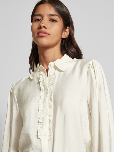 B.Young Overhemdblouse met knoopsluiting, model 'Ibine' Offwhite gemêleerd - 3