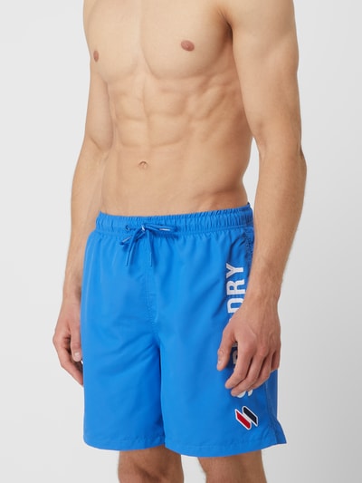 Superdry Badehose mit Reißverschlusstasche Royal 3