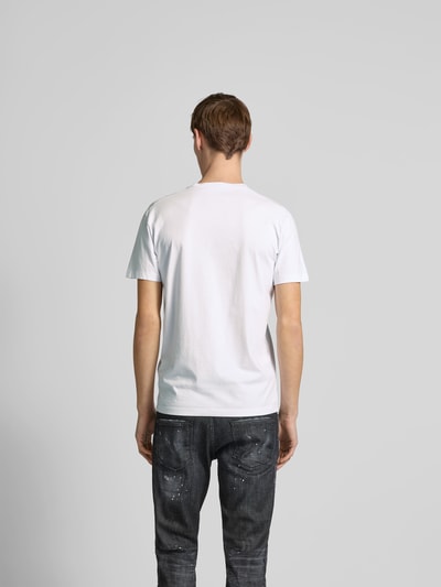 Dsquared2 T-Shirt mit Label-Print Weiss 5