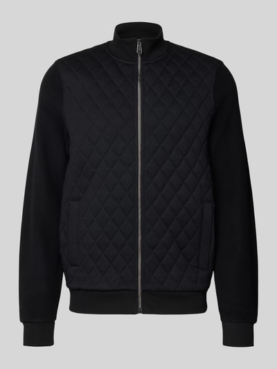 JOOP! Collection Sweatjacke mit Steppnähten Modell 'Tyrone' Black 2