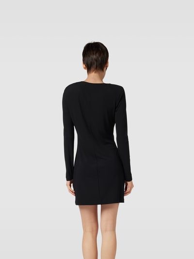 Anine Bing Minikleid mit Schlüsselloch-Ausschnitt Black 5