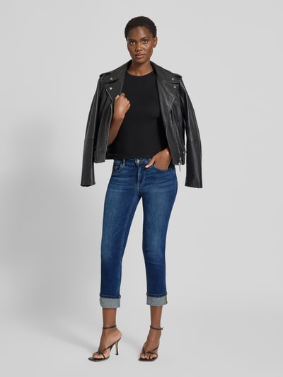 Liu Jo White Jeansy o kroju skinny fit z 5 kieszeniami model ‘MONROE’ Jeansowy niebieski 1