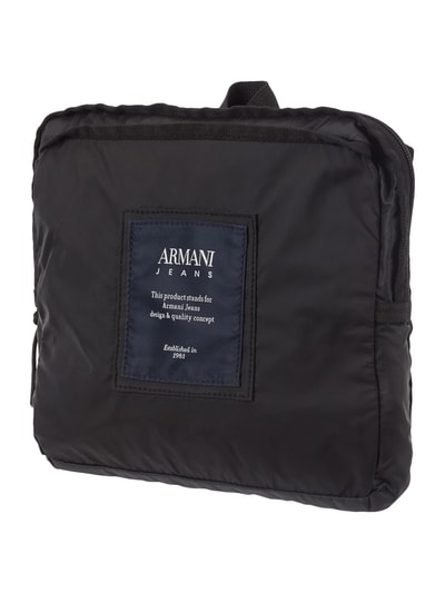 Armani Jeans Rucksack aus strapazierfähigem Material Black 2