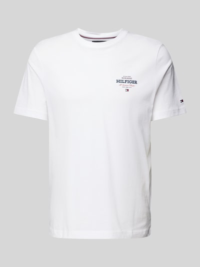 Tommy Hilfiger T-Shirt aus reiner Baumwolle Modell 'ALL AMERICAN' Weiss 2