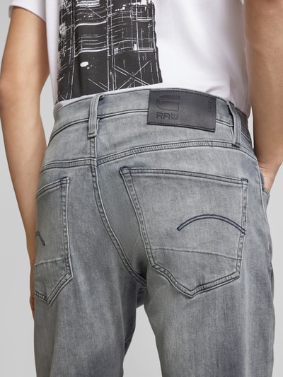 G-Star Raw Slim Fit Jeans im Used-Look Hellgrau 3