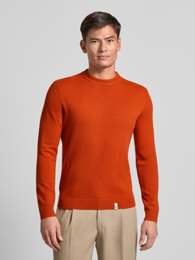 Colours & Sons Strickpullover mit Label-Details Orange 4