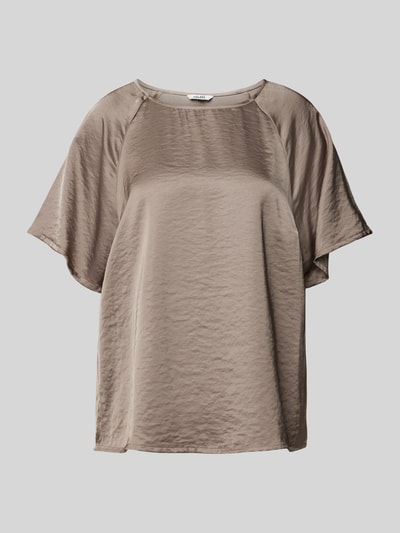 mbyM Blusenshirt in Crinkle-Optik Modell 'Damik' Taupe 2