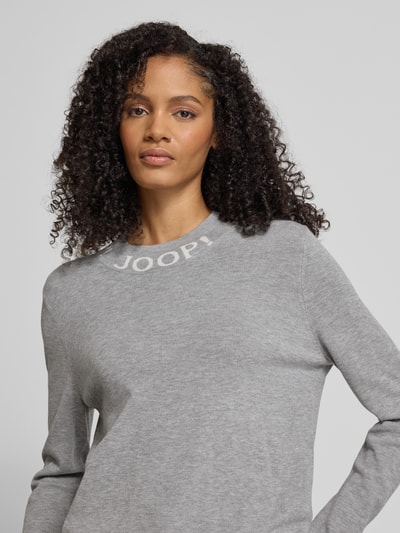 JOOP! Strickpullover aus Viskose-Mix Modell 'KENDI' Mittelgrau 3