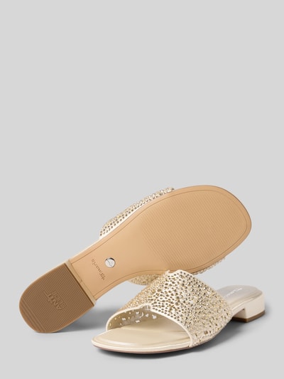 Tamaris Pantoletten mit Strassstein-Besatz Offwhite 4