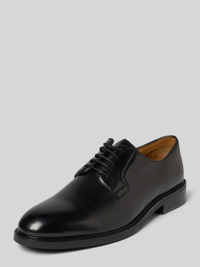 DIGEL Derby met blokhak, model 'Scott' Zwart - 1