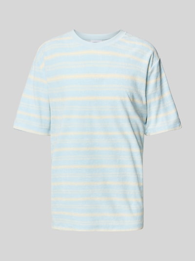 Lindbergh Oversized T-shirt met ronde hals Lichtblauw - 2