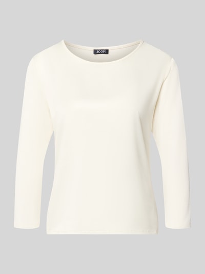Produktfoto, cremefarbenes Regular Fit 3/4-Shirt aus Viskose-Mix Modell 'Tamina' von JOOP!, glatte Textur, Damen 3/4-Shirt von JOOP!