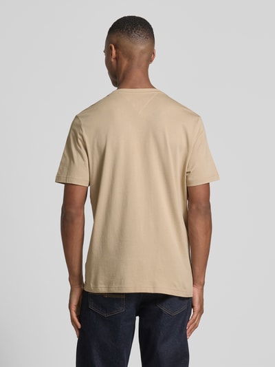 Tommy Hilfiger Regular Fit T-Shirt aus reiner Baumwolle Beige 5